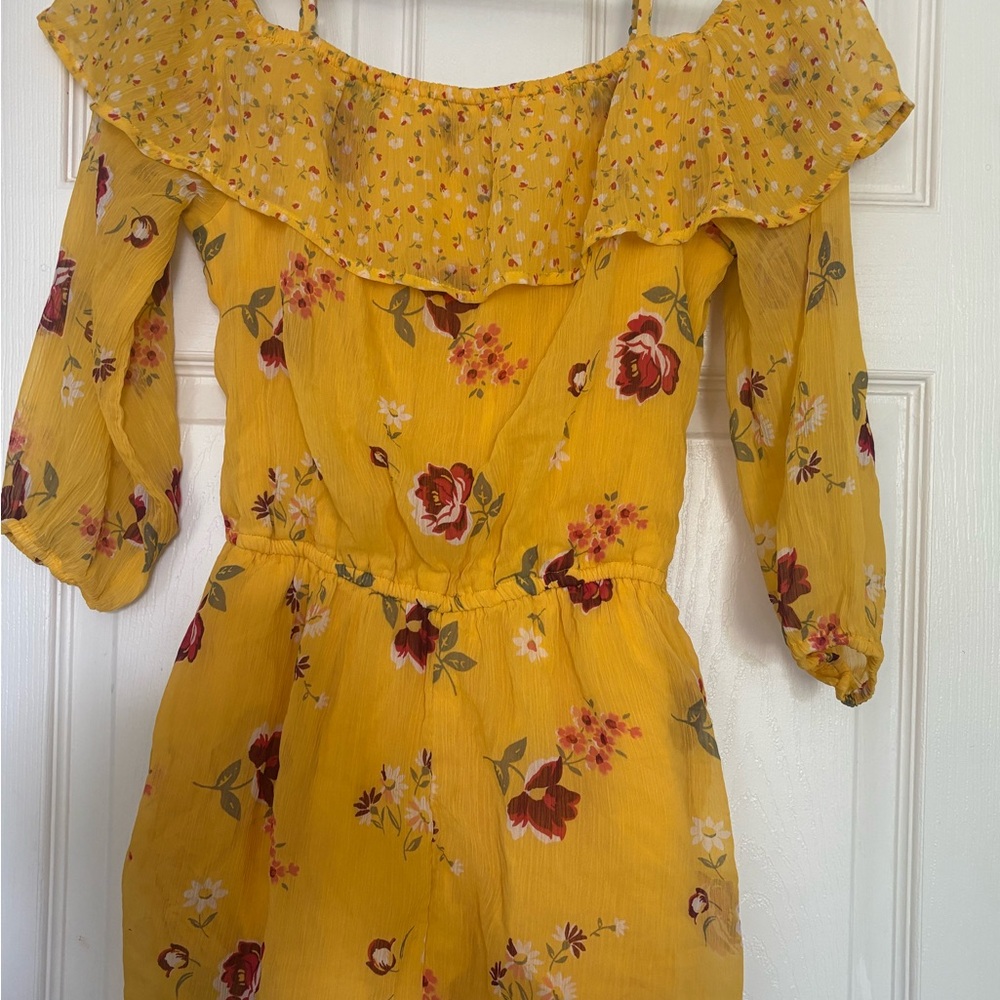 Abercrombie Kids Yellow and Red Floral Matching Sets